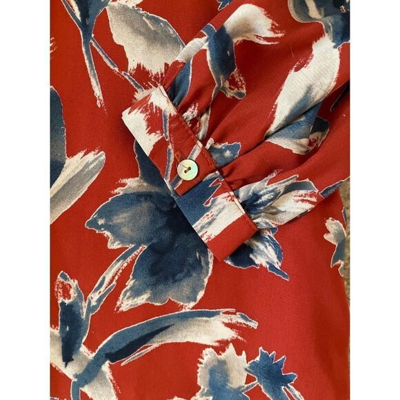 Christian Caliendo Floral swing dress Small triangular keyhole front & back EUC - Picture 12 of 16